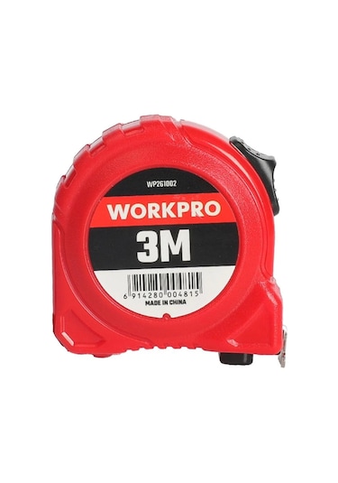 Workpro Wp261002 3mx16mm Beyaz Çelik Şerit Metre Standart