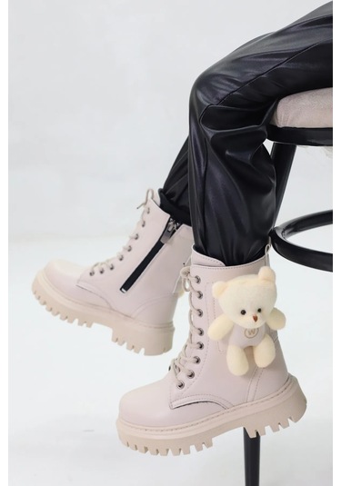 Ayakkabımood Wnt 5141 Bej Termo Taban Kız Çocuk Bot Bej