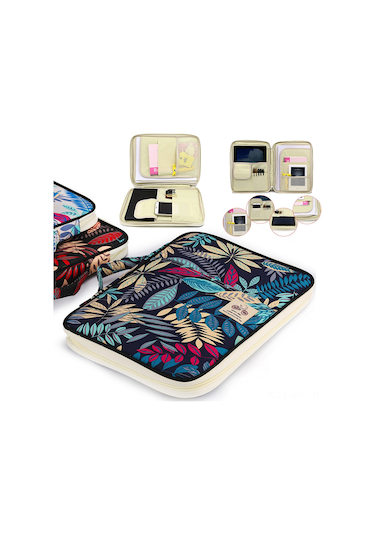 Vkemall Siyah Nilon Su Geçirmez Çanta - A4 Döküman, İpad Ve Bilgisayar Taşıyıcı Ofis Çantası Siyah