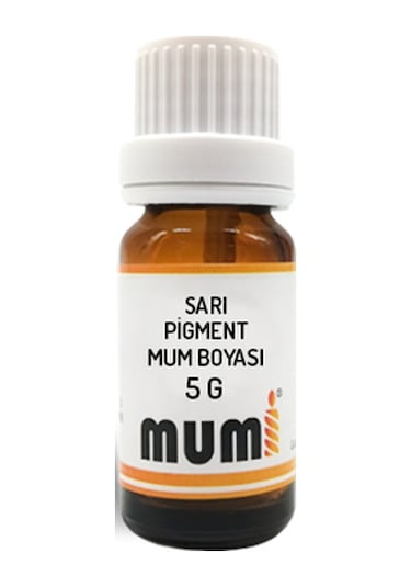 Toz Mum Boyası Sarı 5 g