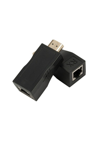 Wozlo 30m Hdmi Rj45 Dönüştürücü Kayıpsız Tek Kablo 4kx2k 1080p Hdcp Cat5e/cat6 Hdmi Extender Uzatıcı