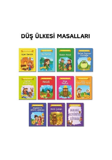 Düş Ülkesi Masalları Seti 10 Kitap +1 Aktivite Takım / Kolektif