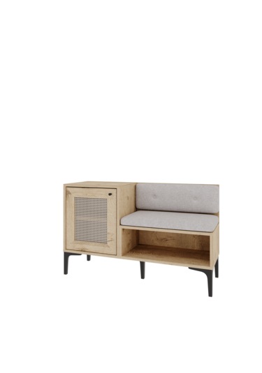 Trio Wood Dekoratif Ayakkabılık %100mdf Meşe