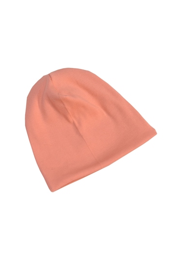 Luess Çocuk Unisex Fitilli Kışlık Bere Somon