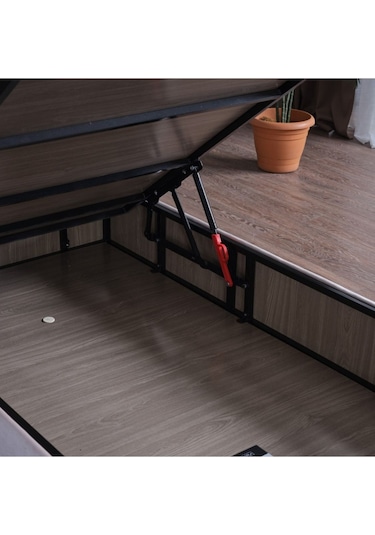 Lucas Perfect Tek Kişilik Baza + Başlık + Yatak Set 3 Lü Set Krem