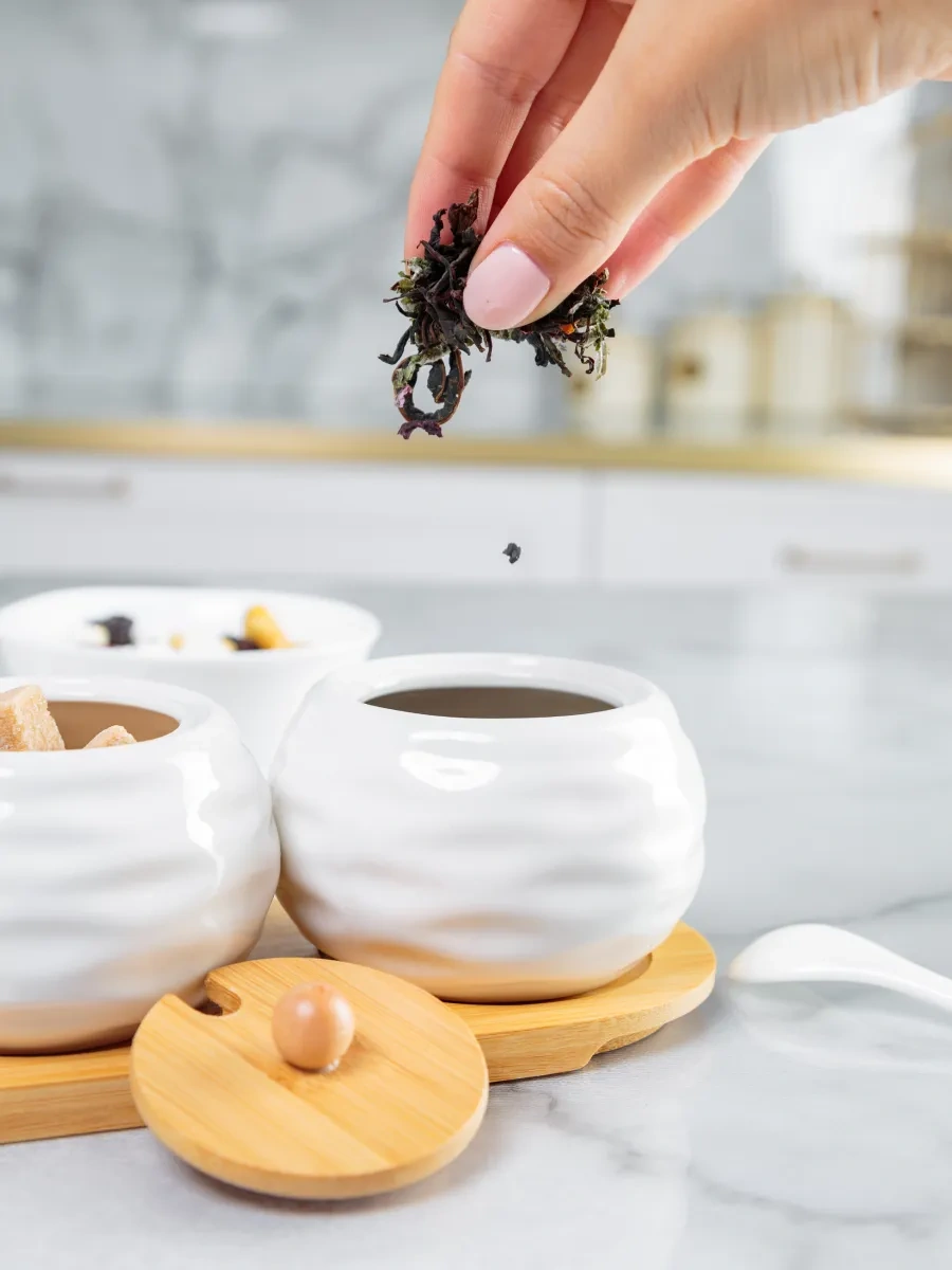 Keep Master Şekerlik Ve Tuzluk Kapaklı Ve Kaşıklı 230 Ml 145729681 Beyaz