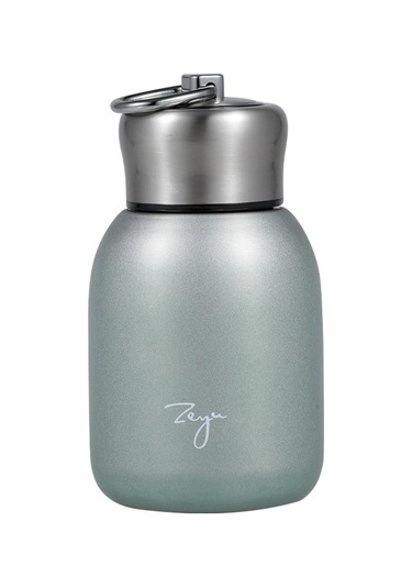 Ruicoo Çocuklar İçin 300ml Paslanmaz Çelik Vakumlu Mat Su Termosu - Askılı Kapak Diğer