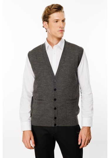 Erkek Cepli Yelek K.füme K.füme