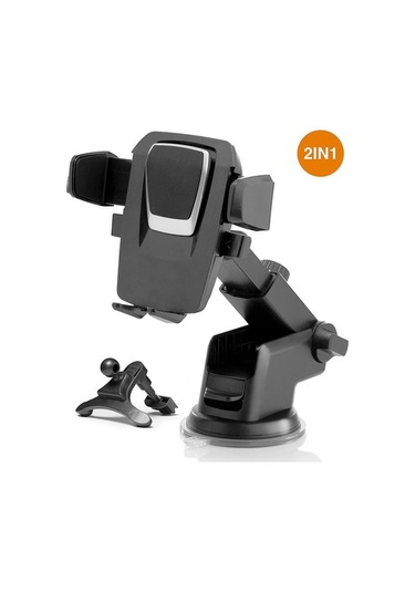 Joyhub 2& 39 Si 1 Arada Araç Montajlı Kontrol Paneli Hava Firar Araba Cep Telefonu Tutacağı Otomatik Kilit 360 Döndürme Siyah Yok Havalandırma