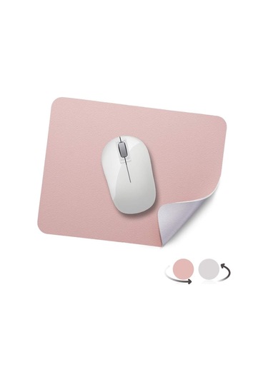 Su Geçirmez Mouse Pad 27x21cm, Pu Deri Çift Renkli Kare Mouse Pad