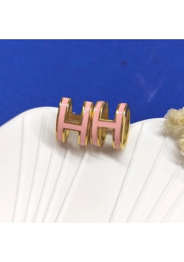 Fastbuy Pembe Paslanmaz Çelik Çiviler Moda Küpe - Solmayan Renk, Trendy Design Pembe