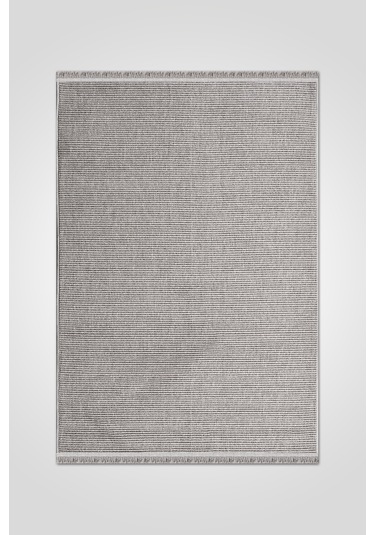 Ecolle Modern Halı Dayanıklı, Yumuşak Dokulu, Dokuma Taban, Tozumaz Gri