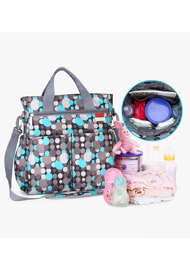 Hangfox Mavi Bebe Çanta, Organize Bölmeli, Isı Saklama Çantası Ve Bez Değişim Matı İçeren, Stroller Ve Çanta Kullanıma Uygun Poliester Malzeme Diğer