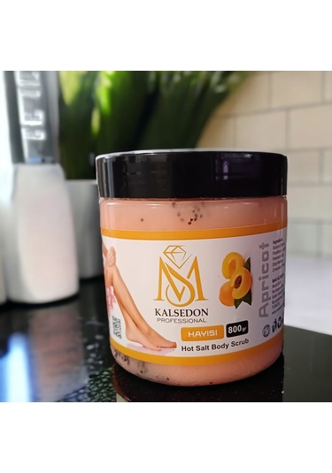 Ms Kalsedon Professoinal Kayısı Aromalı Vücut Peeling 800 G