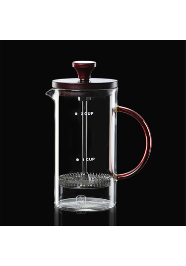 Suofeng Paslanmaz Çelik Ve Borosilikat Camdan Yapılmış 14oz Fransız Pres Kahve Makinesi Diğer