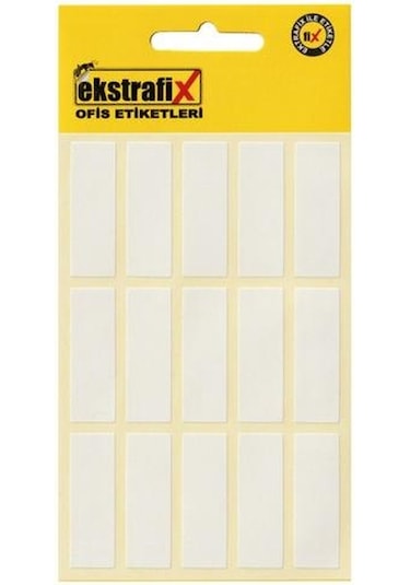 Ekstrafix Ofis Etiketi 56x37 Mm 10 Lu 10 Paket Beyaz Q Sc-005 B