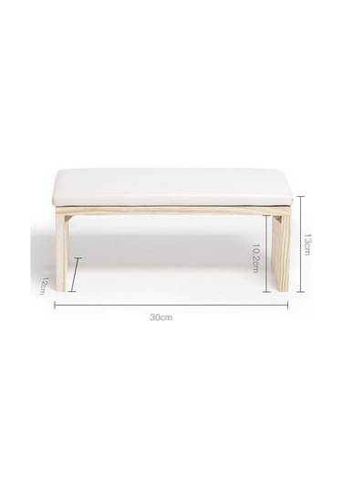 Yunboo Beyaz Ahşap Manikür El Yastığı - Profesyonel Tırnak Bakımı İçin