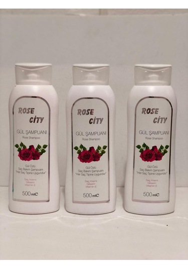 Rosecity Gül Şampuan 500 Ml 3 Adet