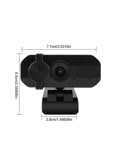 Chuangyinshop G73 2k Webcam - Usb Tak Çalıştır Konferans Kamerası, Pri Z Kapaği Ve Standli, Pc İçin Vi Deo Sohbet Ve Yayin