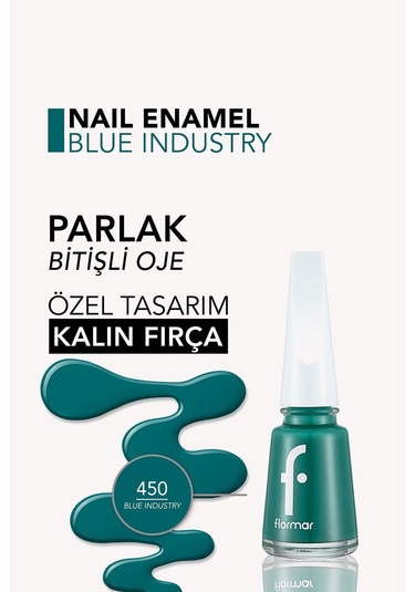 Flormar Nail Enamel Parlak Bitişli Oje 450