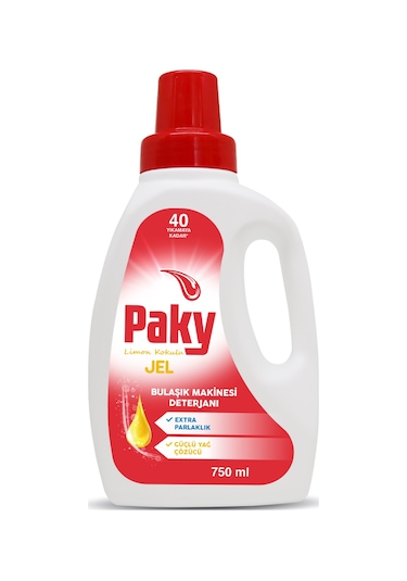 Paky Jel Bulaşık Makinesi Deterjanı 750 ML