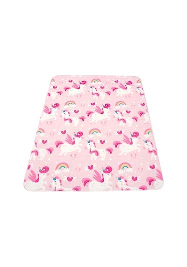Unicorns 100x150 cm Oyun Matı Bebek Ve Çocuk Halısı