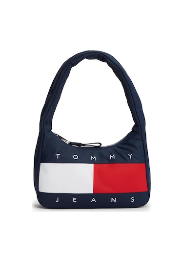 Tommy Hilfiger Tjw Kadın Mavi Archive Omuz Çantası-12219 Mavi