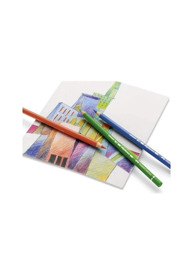 Faber-Castell Polychromos Boya Kalemi 120’li, Yüksek Pigmentli, Kalıcı ve Canlı Renkler, Suya Dayanıklı