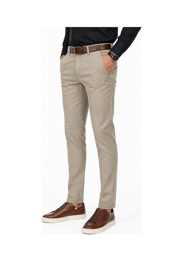 Amaro Erkek Kanvas Pantolon Regular Kalıp Yazlık Bgl-st05392 Taş