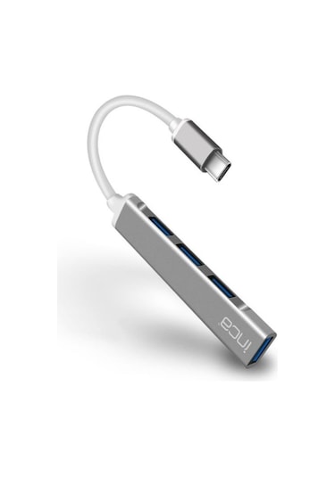 Inca Type-c Girişli 4port Usb Çoklayıcı Hub - Iusb-04t