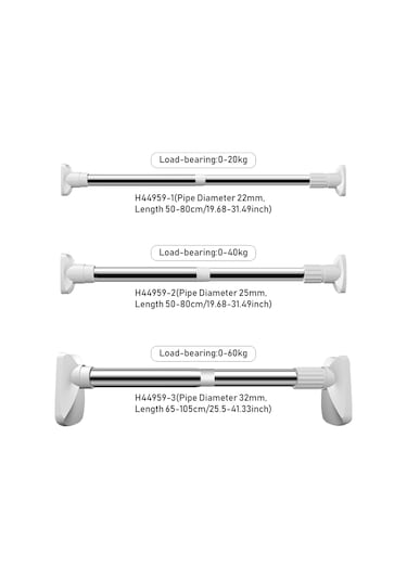 Xindoker "deliksiz Genişleyebilir Perde Çubuğu - Banyo, Dolap Ve Daha Fazlası İçin Pratik Asma Çubuğu" Diğer