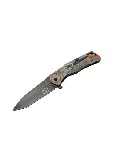 Bağcıklı Çakı 21,5 Cm Yarı Otomatik Çok Renkli