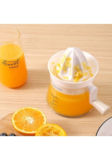 Cbtx Ev Manuel Meyve Sıkacağı Mutfak El Krank Meyve Sıkacağı Beyaz