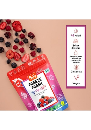 Pol's Freeze Fresh Berry Mix 16 G X 3 Adet 15 G