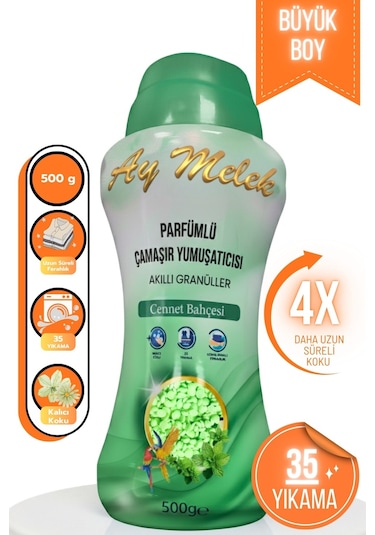 Çamaşır Parfümü 500gr Granül Parçacıklı Çamaşır Yumuşatıcısı Cennet Bahçesi