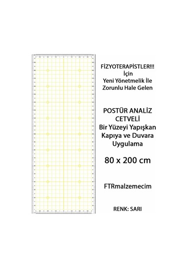 Postür Analiz Cetveli Sarı