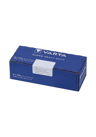 Varta Aa Çinko Karbon Super Life 60'lı Paket