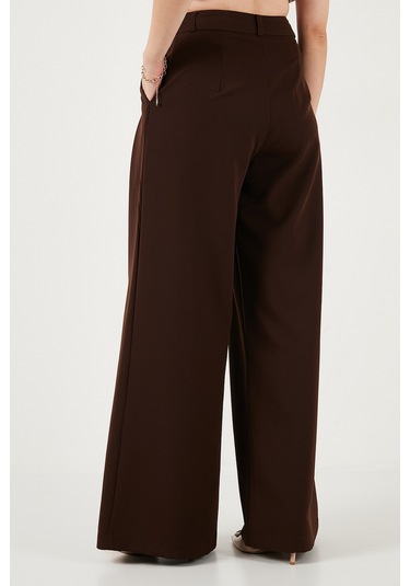 Lela Bayan Pantolon 6522016 Kahve Kahve
