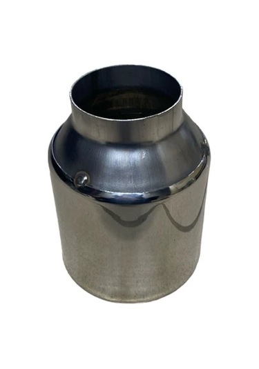 Krom Yuvarlak Model 120mm Tekli Egzoz Ucu
