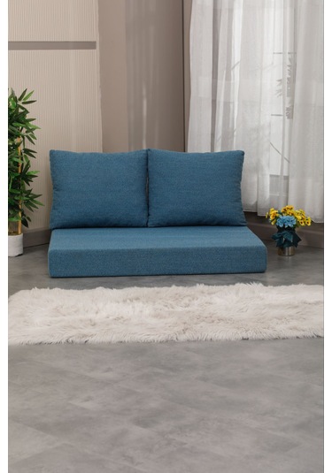 Sofia ,yer Minderi,oturma Minderi Mavi