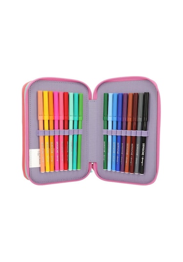 Topmodel Üçlü Kalem Çantası Anlık Görüntüler