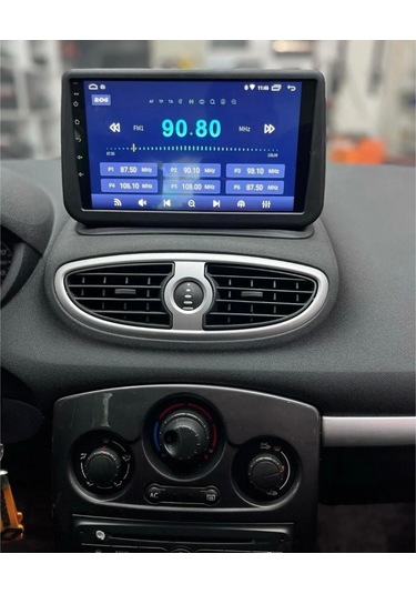 Renault Clio 3 İle Uyumlu Android 2+32gb Multimedya Carplay Kamera Ips 9"
