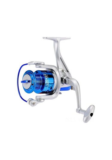 Kangvka St4000 Mavi Balık Makinesi - 8 Paspaslı, 5.1:1 Dişli Oranı, Katlanabilir Ve Değiştirilebilir Kolu, İki El İçin Uygun