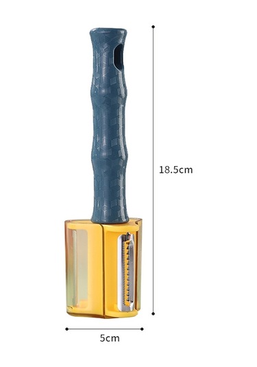 Cbtx 3'ü 1 Arada Ev Mutfak Sebze Ve Meyve Paslanmaz Çelik Soyma Bıçağı Mavi