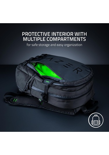 Razer Rogue V3 Sırt Çantası 15,6" Black Edition - Kompakt Seyah Diğer