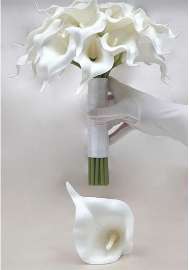 Gelin Buketi 30 Adet Islak Gala Gelin Çiçeği Damat Yaka Çiçegi