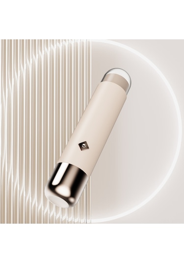 Vkemall Bayan İki Fonksiyonlu Epilasyon Aleti - 3d Kayar Bıçak İnce Tüy + Testere Dişli Bıçak Uzun Tüy - Ipx6 Su Geçirmez - Type-c Şarjlı 300mah Pil - Bej Çok Renkli