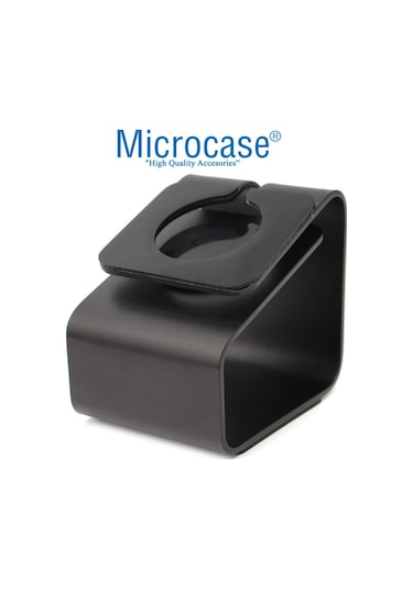 iOS Uyumlu Watch Seri 6 44 Mm Için Alüminyum Şarj Standı - Siyah (473995957)