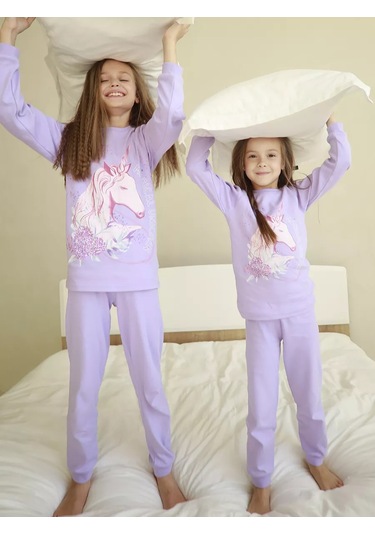 Kogankıds Uzun Kollu Ve Pantolonlu Pijama 176941262 Leylak