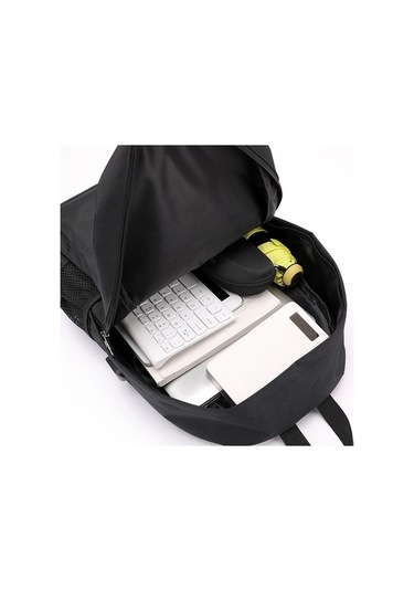 Createtech Wbp1711 Usb Siyah Sırt Seyahat Şarj Rahat Oxford Dizüstü Çantası Lc Kahverengi